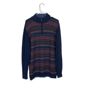 Novica Multi-Color 100% Alpaca Sweater Intrigue size xl